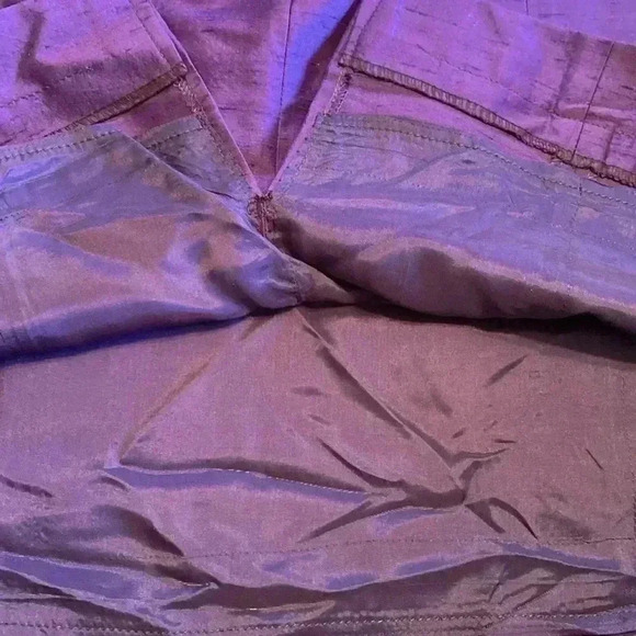 MODA International Purple 100% Silk Cocktail Strapless Dress in Size 8. - Picture 11 of 13